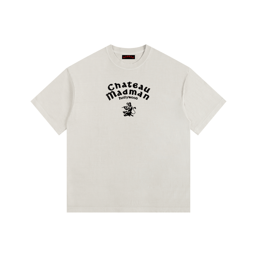Chateau Madman Creme T-Shirt - Madman Los Angeles