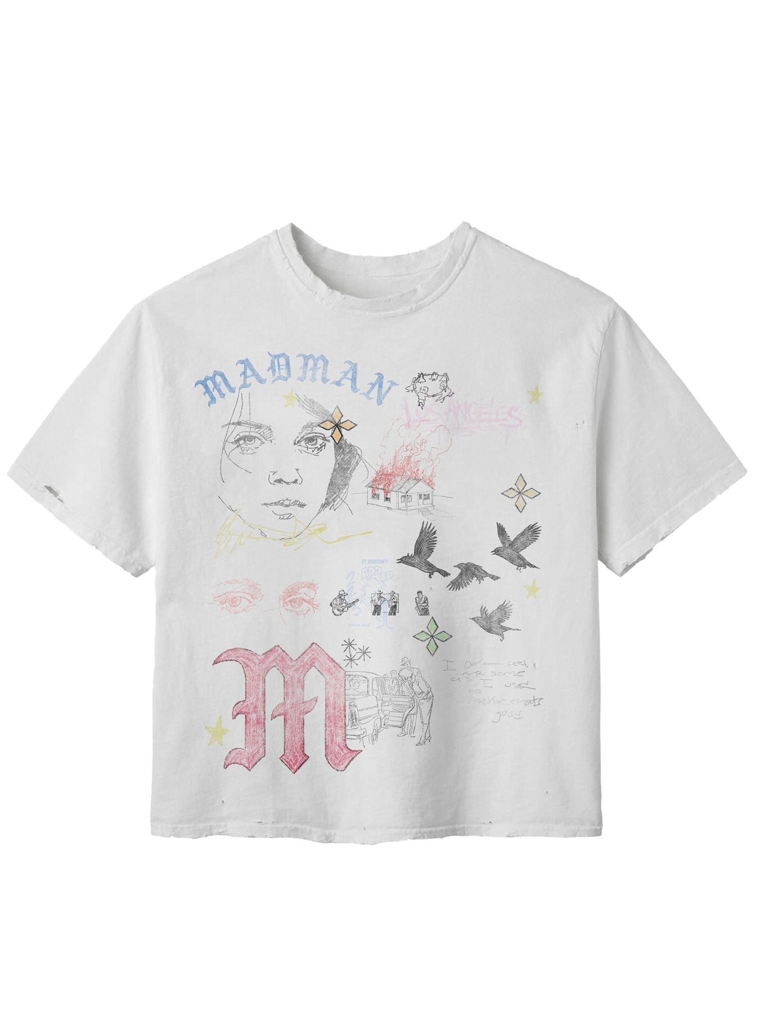 HANDSKETCH TEE - Madman Los Angeles