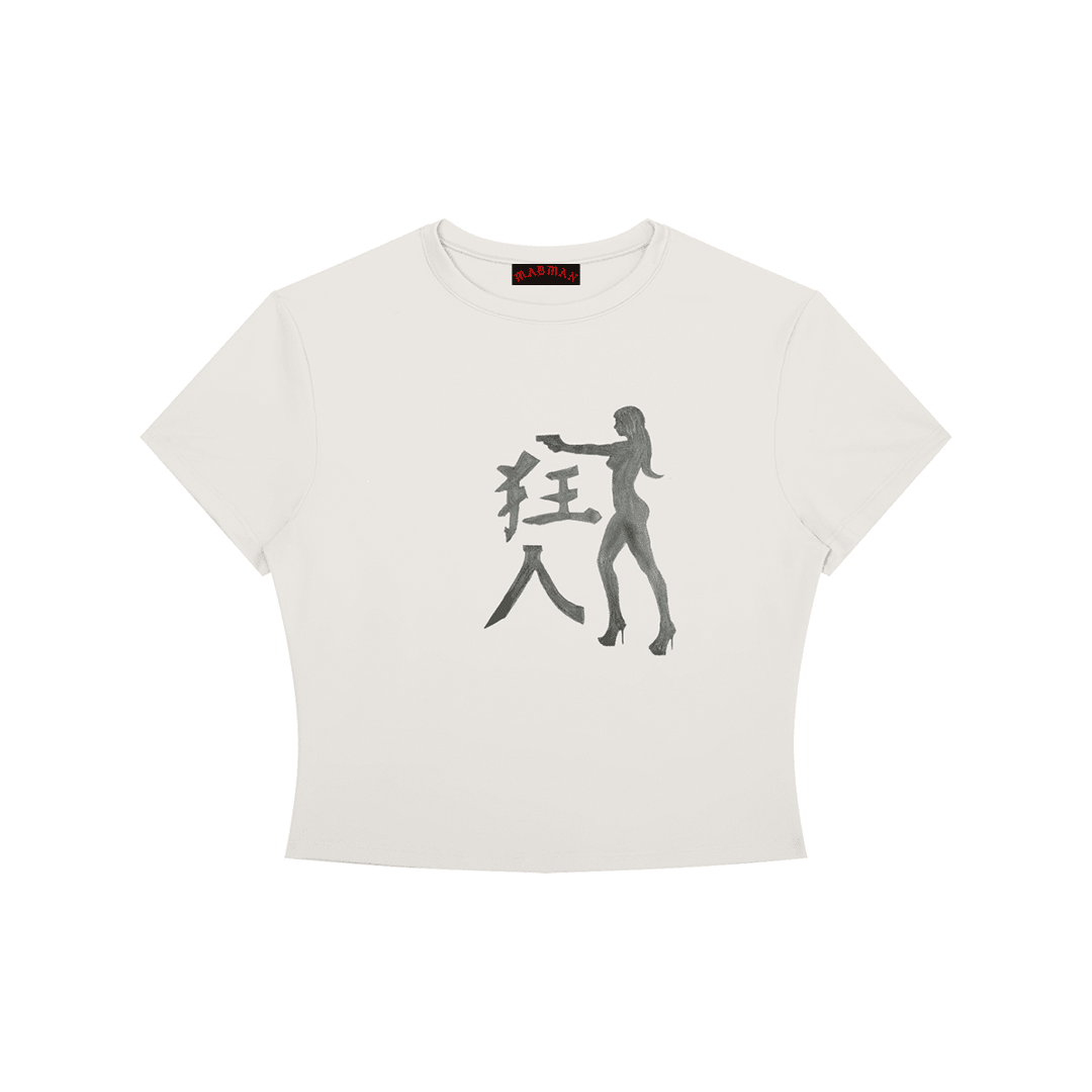 Japanese Girl Baby Tee - Madman Los Angeles