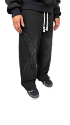 MADMAN BLACK 'FORSAKEN SWEATS' - Madman Los Angeles