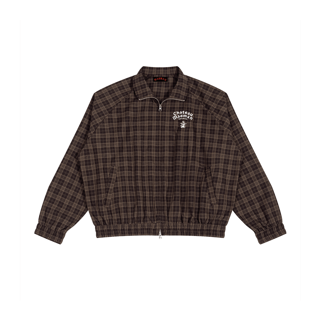 Madman Plaid Track Jacket - Madman Los Angeles