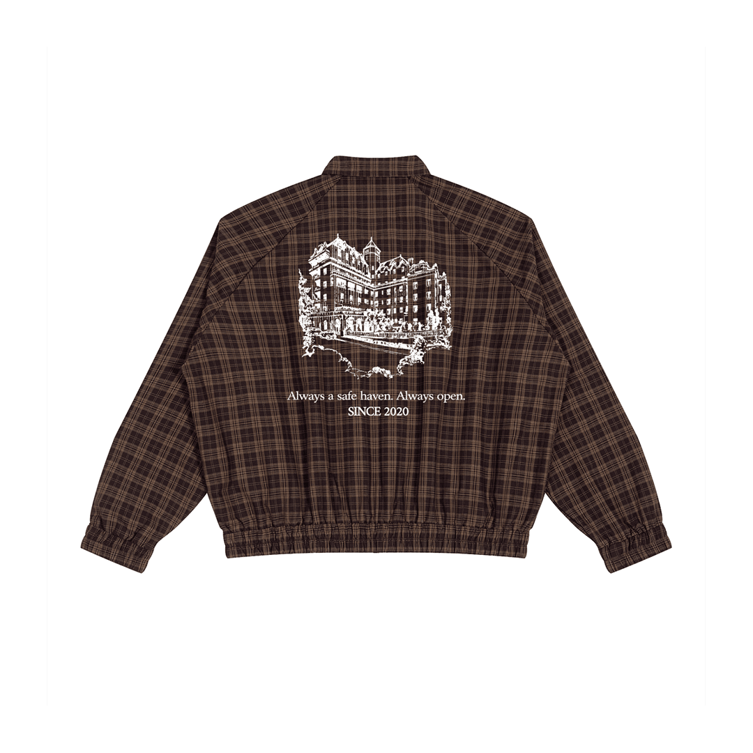 Madman Plaid Track Jacket - Madman Los Angeles