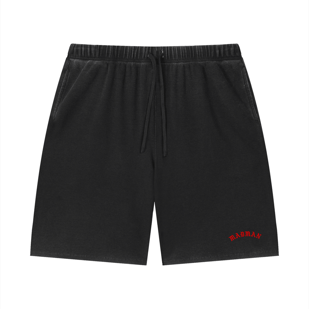 Vintage Wash Sunfade Waffle Shorts - Madman Los Angeles
