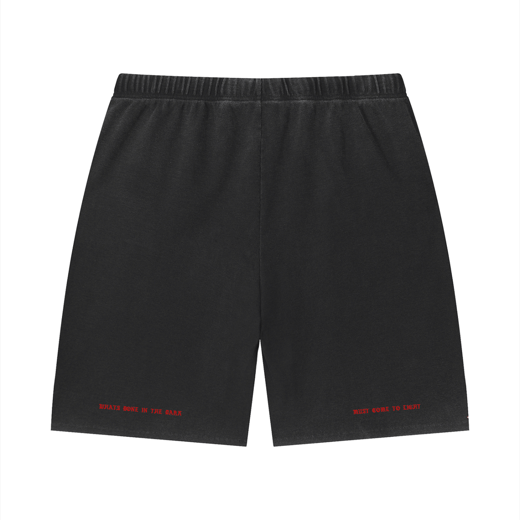 Vintage Wash Sunfade Waffle Shorts - Madman Los Angeles